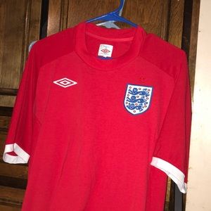 Vintage England football top made by Umbro soccer